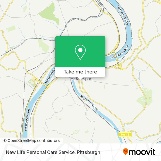 New Life Personal Care Service map