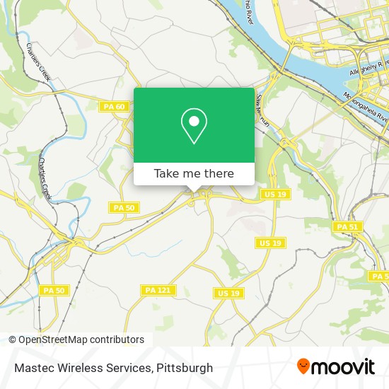 Mastec Wireless Services map