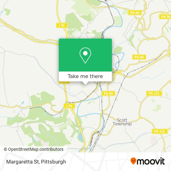 Mapa de Margaretta St