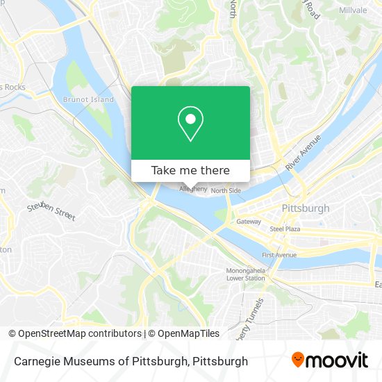 Carnegie Museums of Pittsburgh map