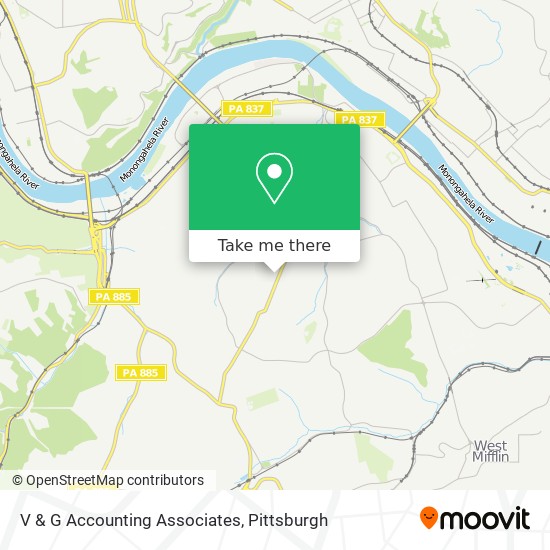 V & G Accounting Associates map