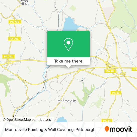 Monroeville Painting & Wall Covering map