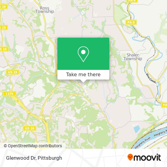 Mapa de Glenwood Dr