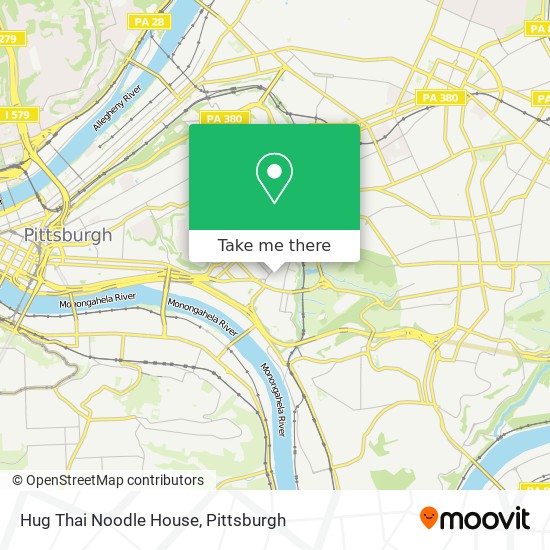 Mapa de Hug Thai Noodle House