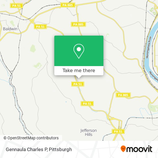 Gennaula Charles P map