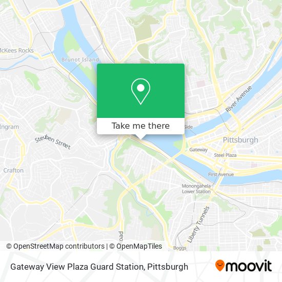 Mapa de Gateway View Plaza Guard Station