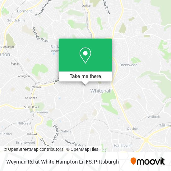 Weyman Rd at White Hampton Ln FS map