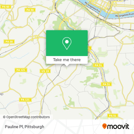 Pauline Pl map
