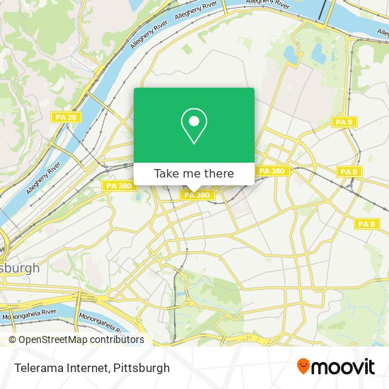 Telerama Internet map