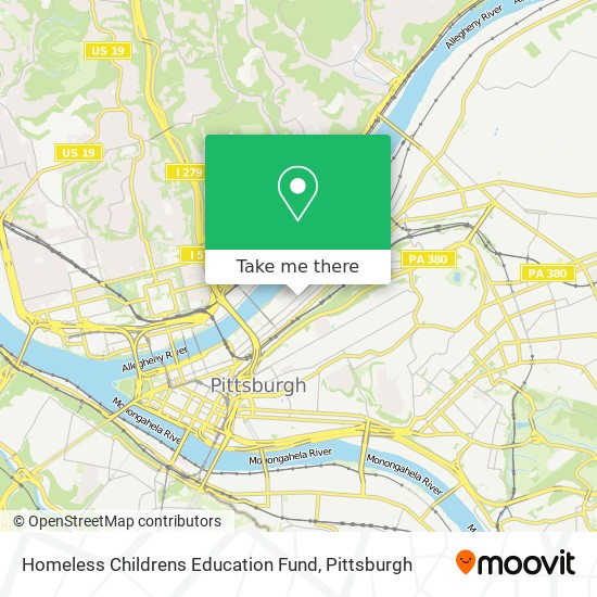 Mapa de Homeless Childrens Education Fund