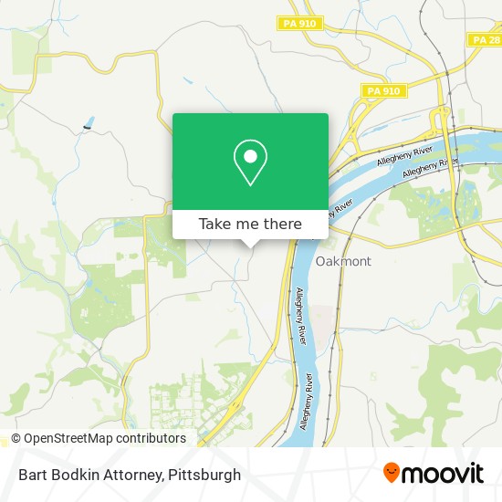 Mapa de Bart Bodkin Attorney