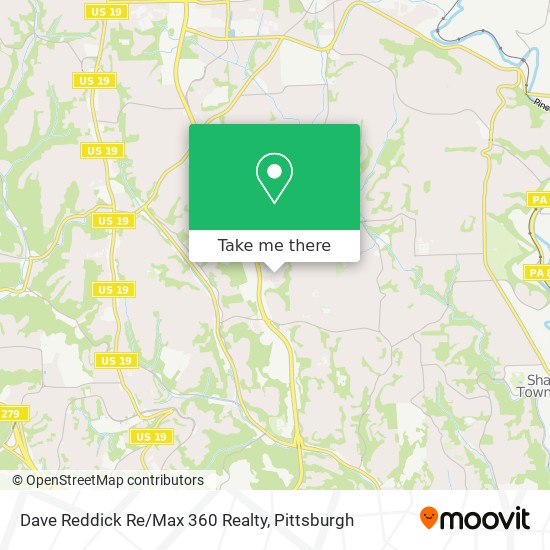 Dave Reddick Re/Max 360 Realty map