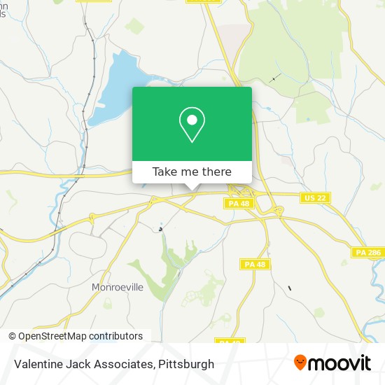 Valentine Jack Associates map