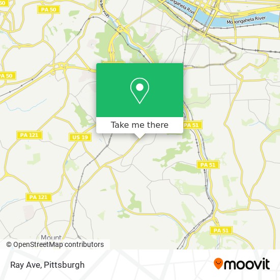 Mapa de Ray Ave