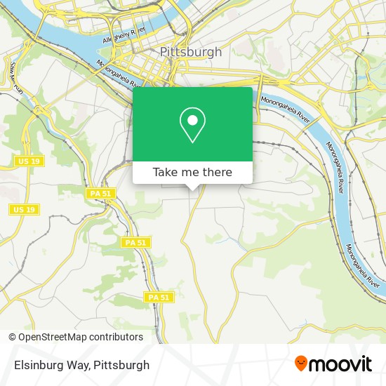 Elsinburg Way map