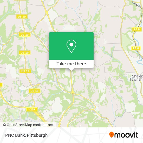 PNC Bank map