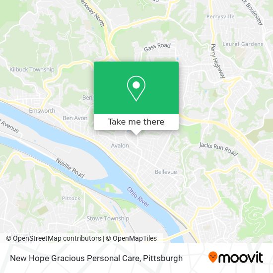 New Hope Gracious Personal Care map