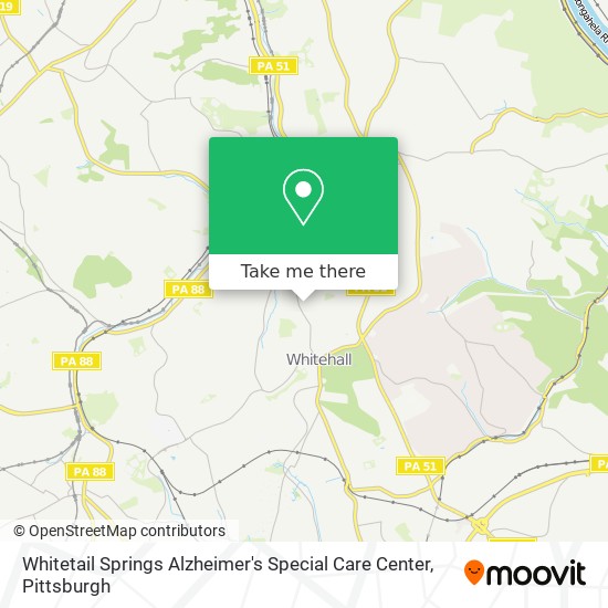 Mapa de Whitetail Springs Alzheimer's Special Care Center