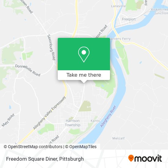 Mapa de Freedom Square Diner