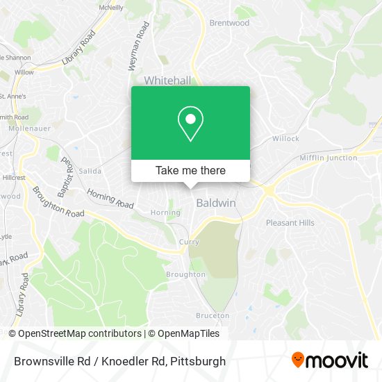 Mapa de Brownsville Rd / Knoedler Rd