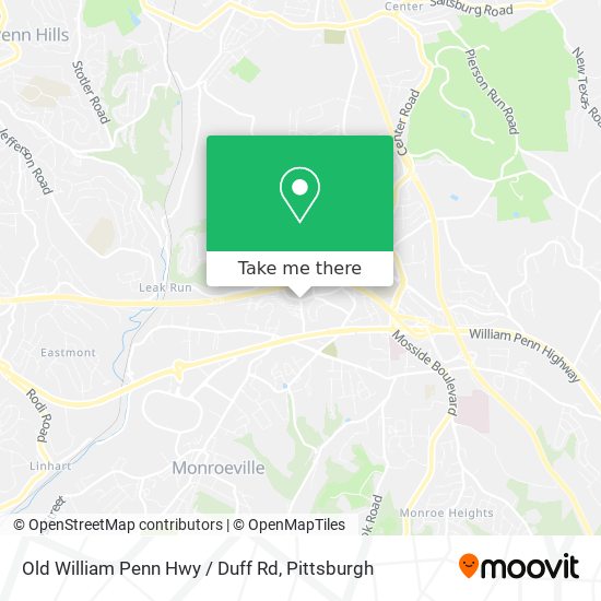 Mapa de Old William Penn Hwy / Duff Rd