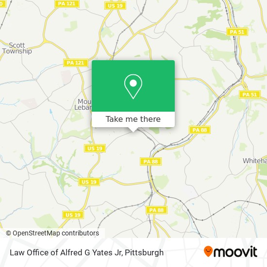 Mapa de Law Office of Alfred G Yates Jr