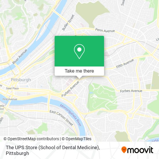 The UPS Store (School of Dental Medicine) map