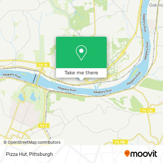 Pizza Hut map