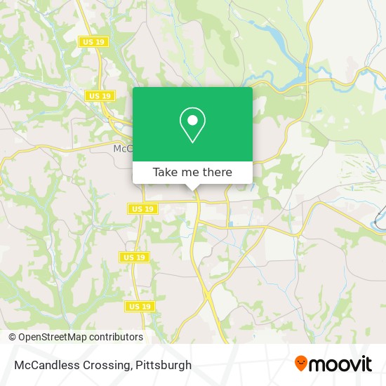 Mapa de McCandless Crossing
