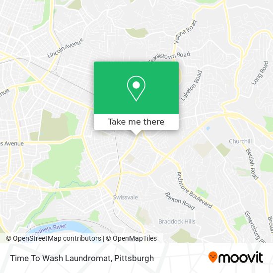 Mapa de Time To Wash Laundromat