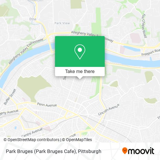 Park Bruges (Park Bruges Cafe) map