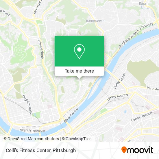 Celli's Fitness Center map