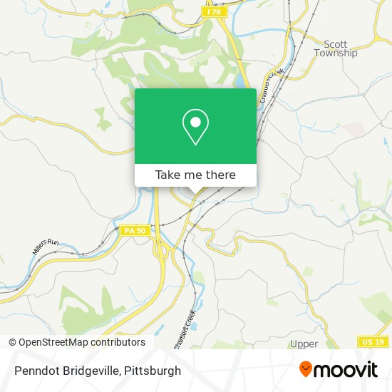 Penndot Bridgeville map