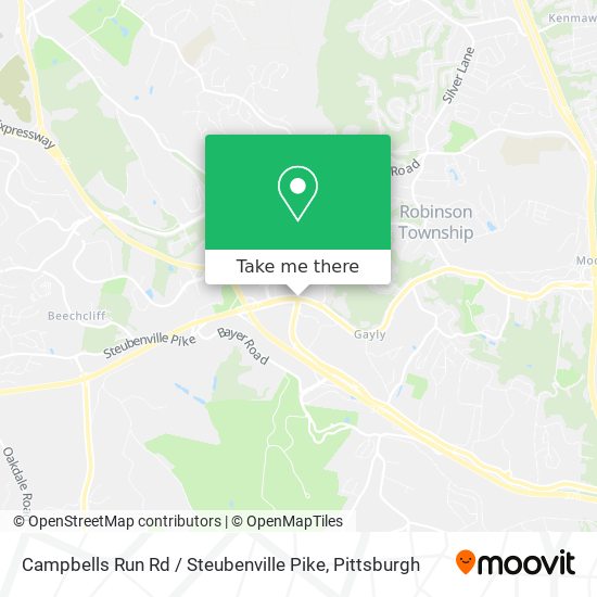 Campbells Run Rd / Steubenville Pike map
