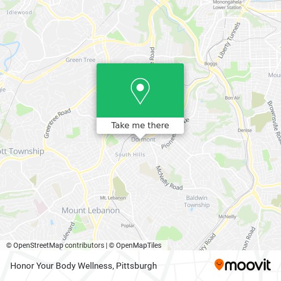 Honor Your Body Wellness map