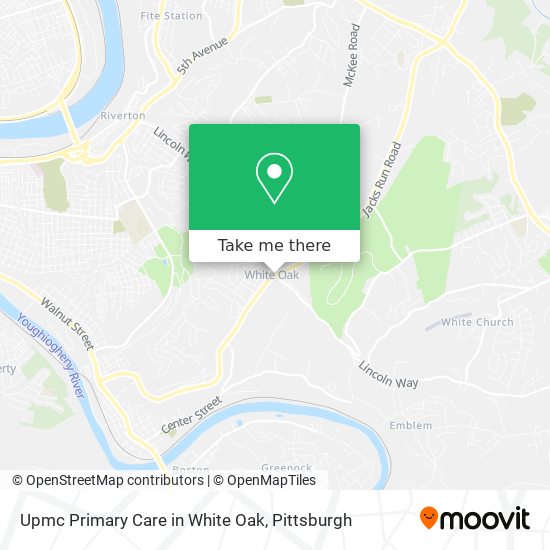 Upmc Primary Care in White Oak map