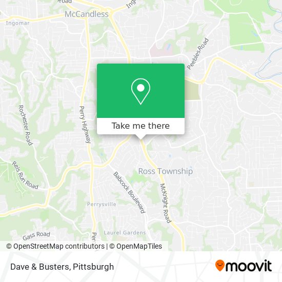 Dave & Busters map