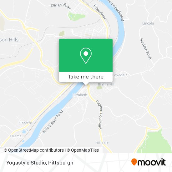 Yogastyle Studio map