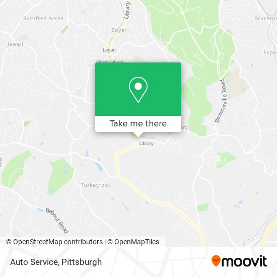 Auto Service map