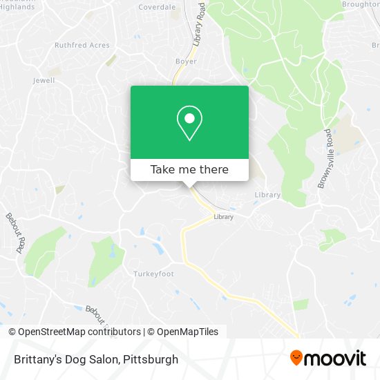 Brittany's Dog Salon map