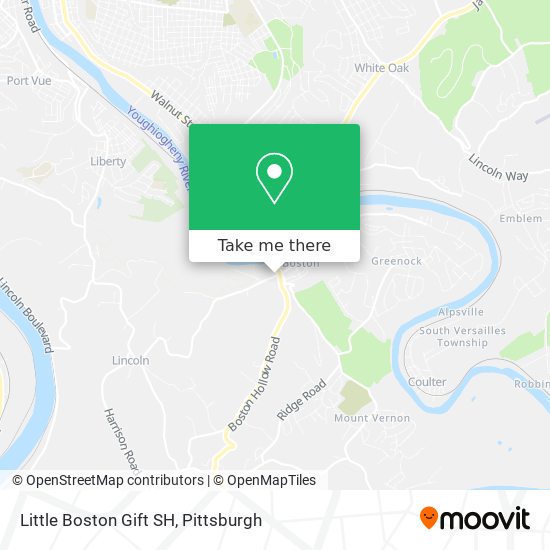 Mapa de Little Boston Gift SH