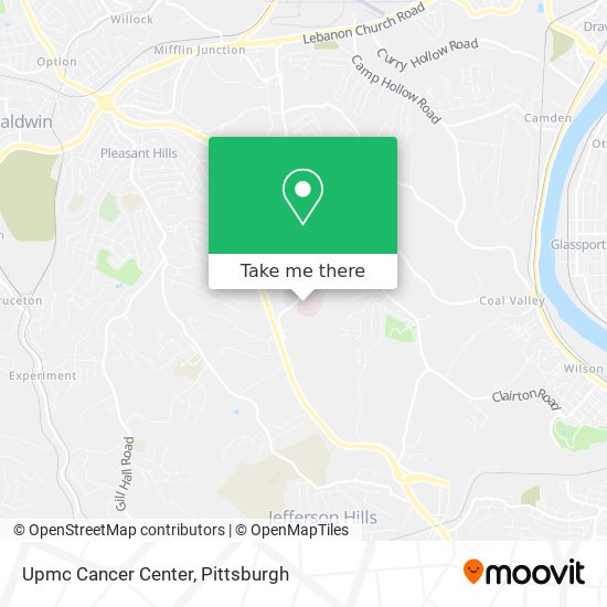 Mapa de Upmc Cancer Center