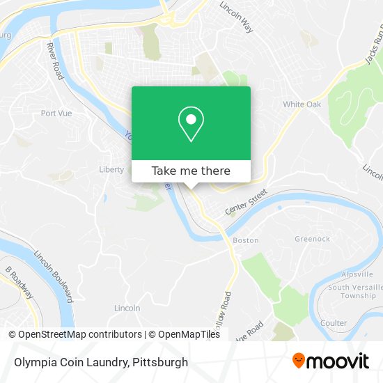 Olympia Coin Laundry map