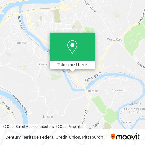 Century Heritage Federal Credit Union map
