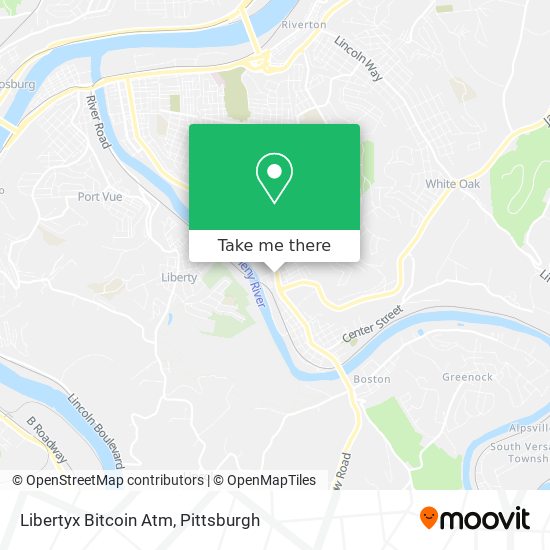 Mapa de Libertyx Bitcoin Atm