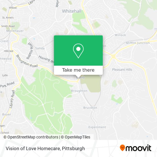 Vision of Love Homecare map