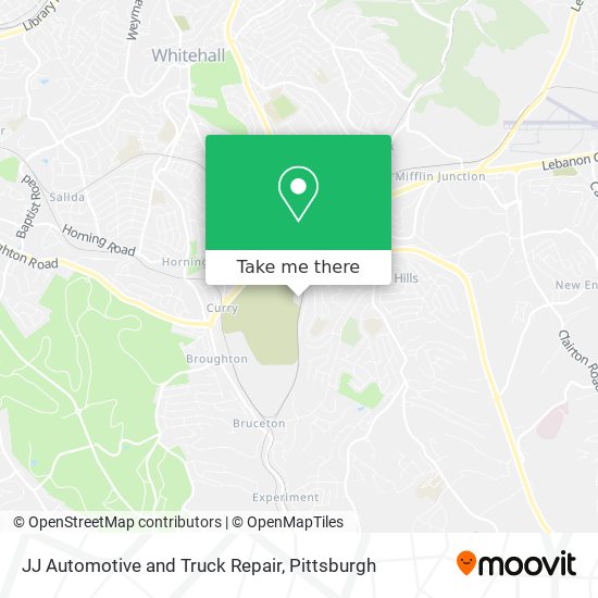 Mapa de JJ Automotive and Truck Repair