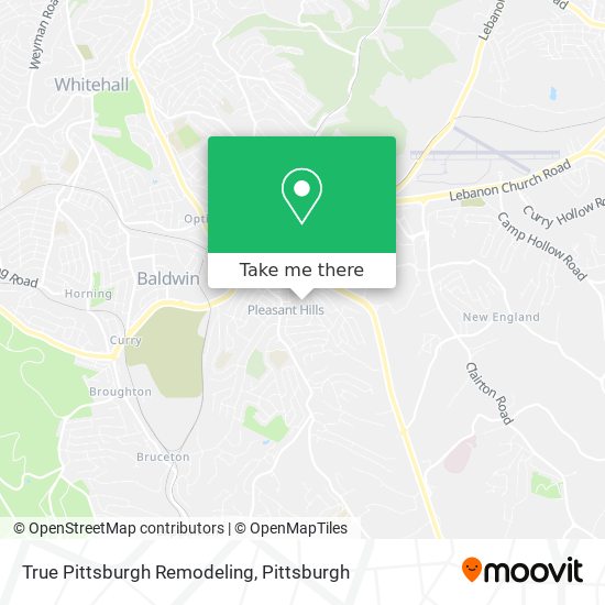 Mapa de True Pittsburgh Remodeling