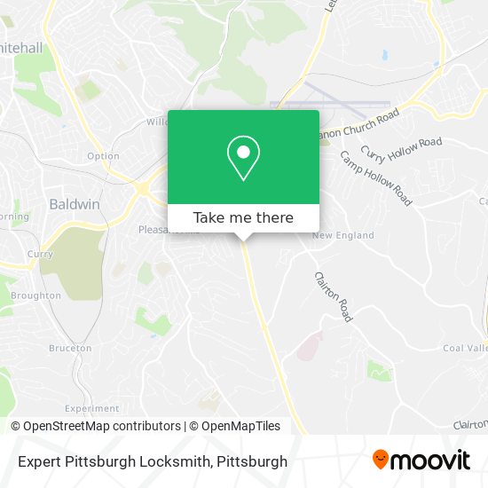 Mapa de Expert Pittsburgh Locksmith