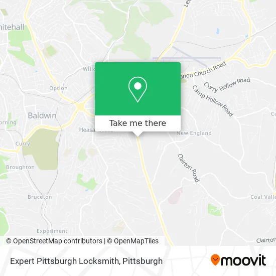 Expert Pittsburgh Locksmith map